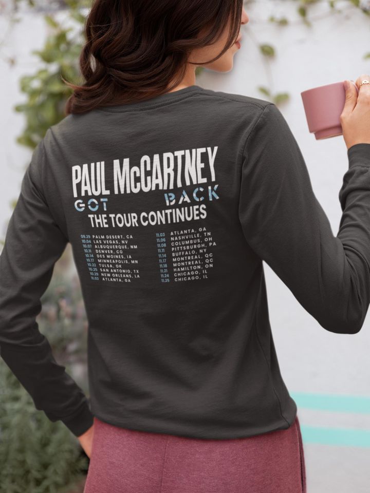 P mccartney Got Back Tour Long Sleeve T-Shirt