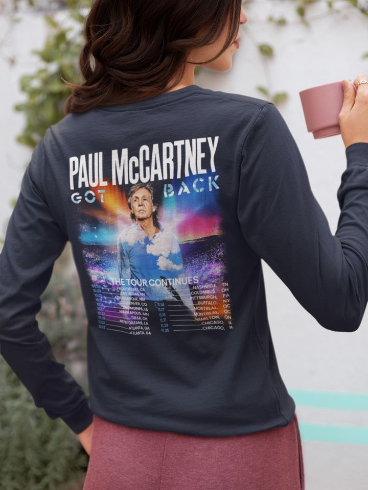 P mccartney Got Back Tour Long Sleeve T-Shirt
