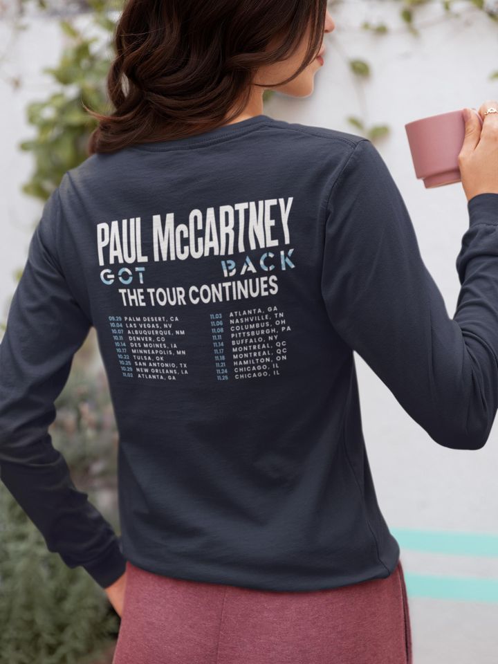 P mccartney Got Back Tour Long Sleeve T-Shirt