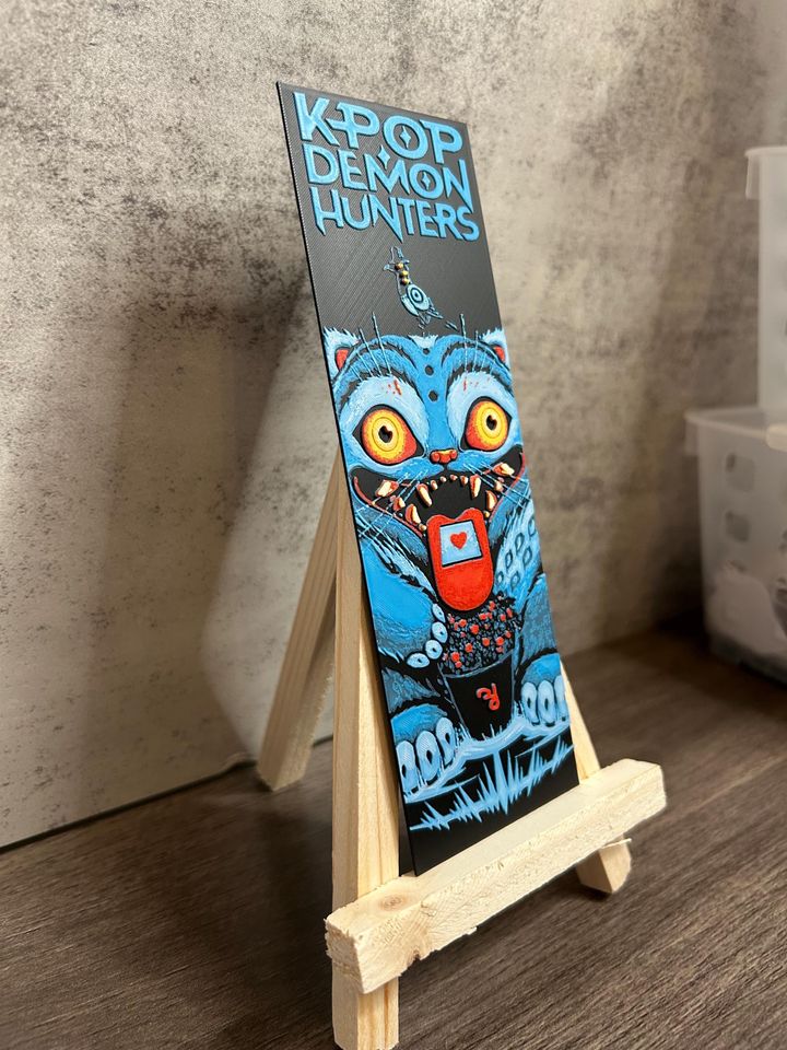 3D Printed KPop Demon Hunters Bookmark