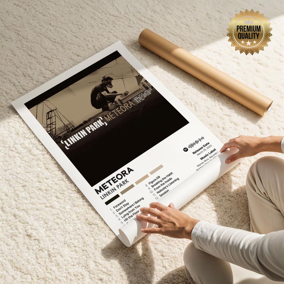 Meteora - Linkin Park - Premium Semi-Gloss Poster - Unframed