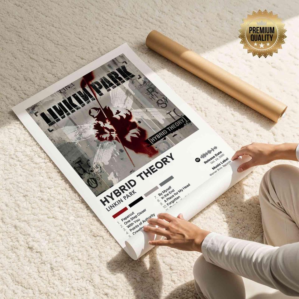 Hybrid Theory - Linkin Park - Premium Semi-Gloss Poster - Unframed