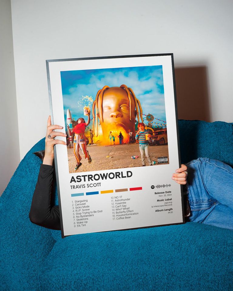 Astroworld - Travis - Premium Semi-Gloss Poster - Unframed