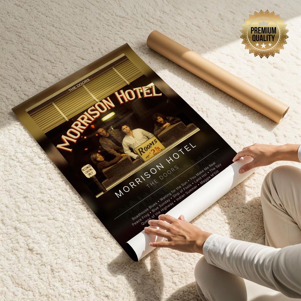 Morrison Hotel - The Doors - Premium Semi-Gloss Poster - Unframed