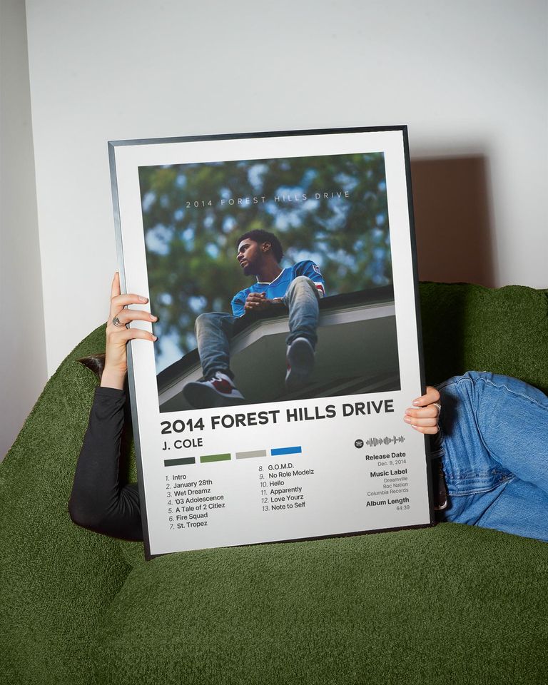 2014 Forest Hills Drive - J. Cole - Premium Semi-Gloss Poster - Unframed