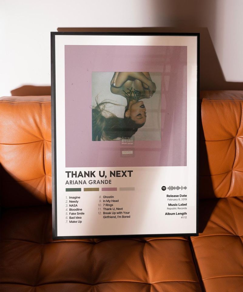 Thank U, Next - Ariana - Premium Semi-Gloss Poster - Unframed