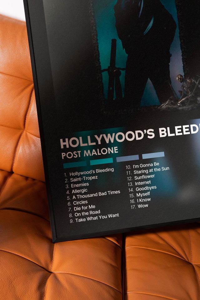 Hollywood's Bleeding - Post Malone - Premium poster - Unframed