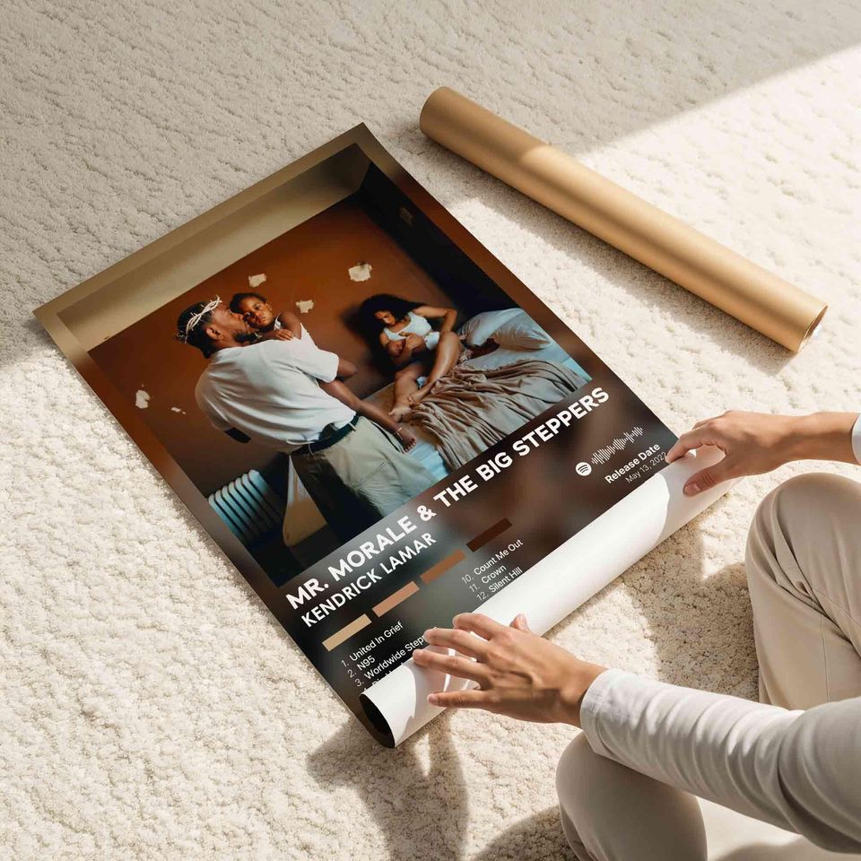 Mr. Morale & The Big Steppers - Kendrick Lamar - Premium Semi-Gloss Poster - Unframed