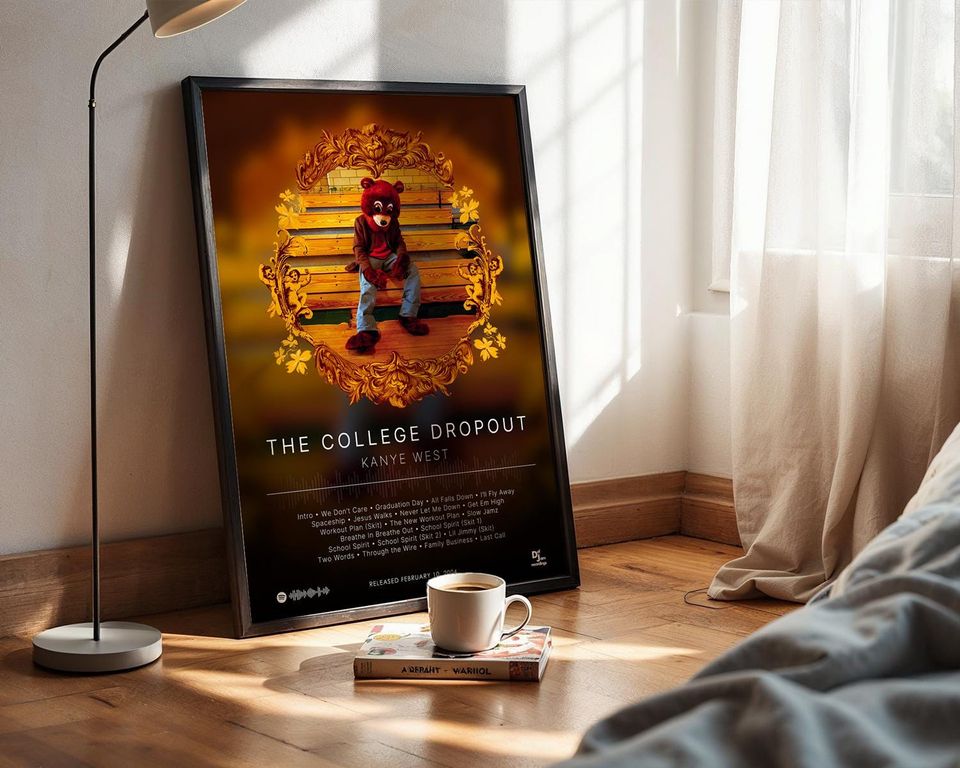 The College Dropout - Kanye West - Premium Semi-Gloss Paper Poster - Unframed