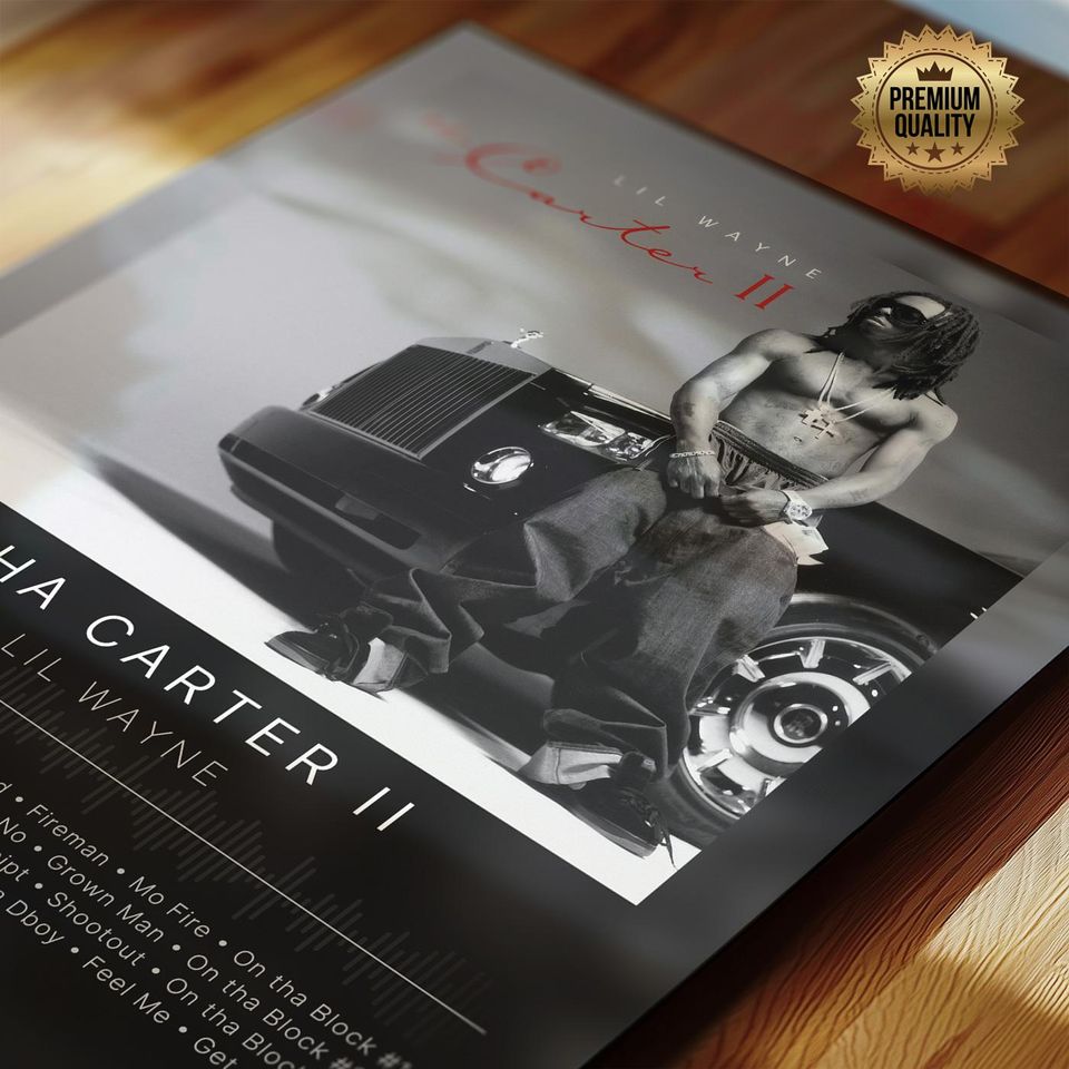 Tha Carter II - Lil Wayne - Premium Poster - Unframed