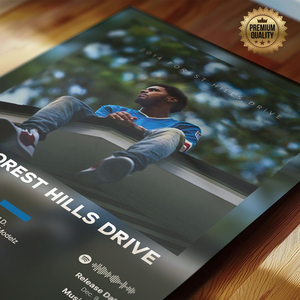 2014 Forest Hills Drive - J. Cole - Premium Semi-Gloss Poster - Unframed