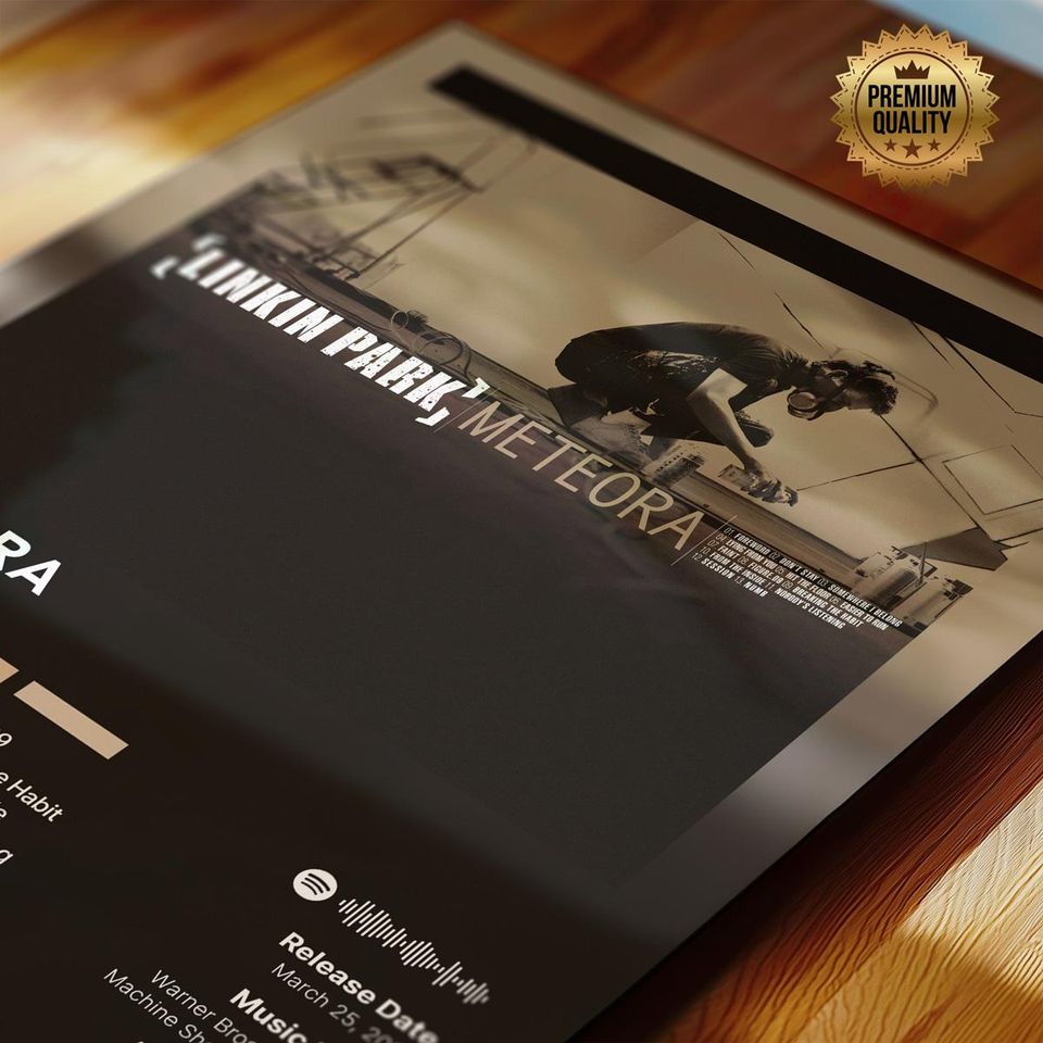 Meteora - Linkin Park - Premium Semi-Gloss Poster - Unframed