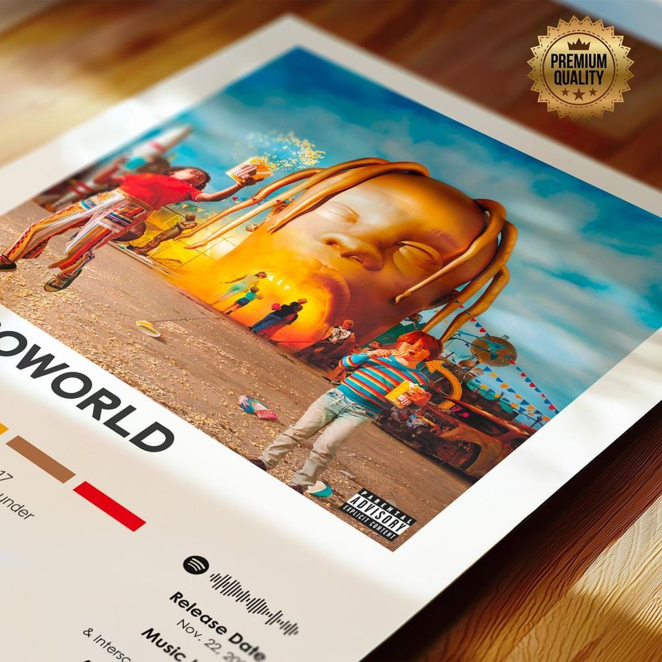Astroworld - Travis - Premium Semi-Gloss Poster - Unframed