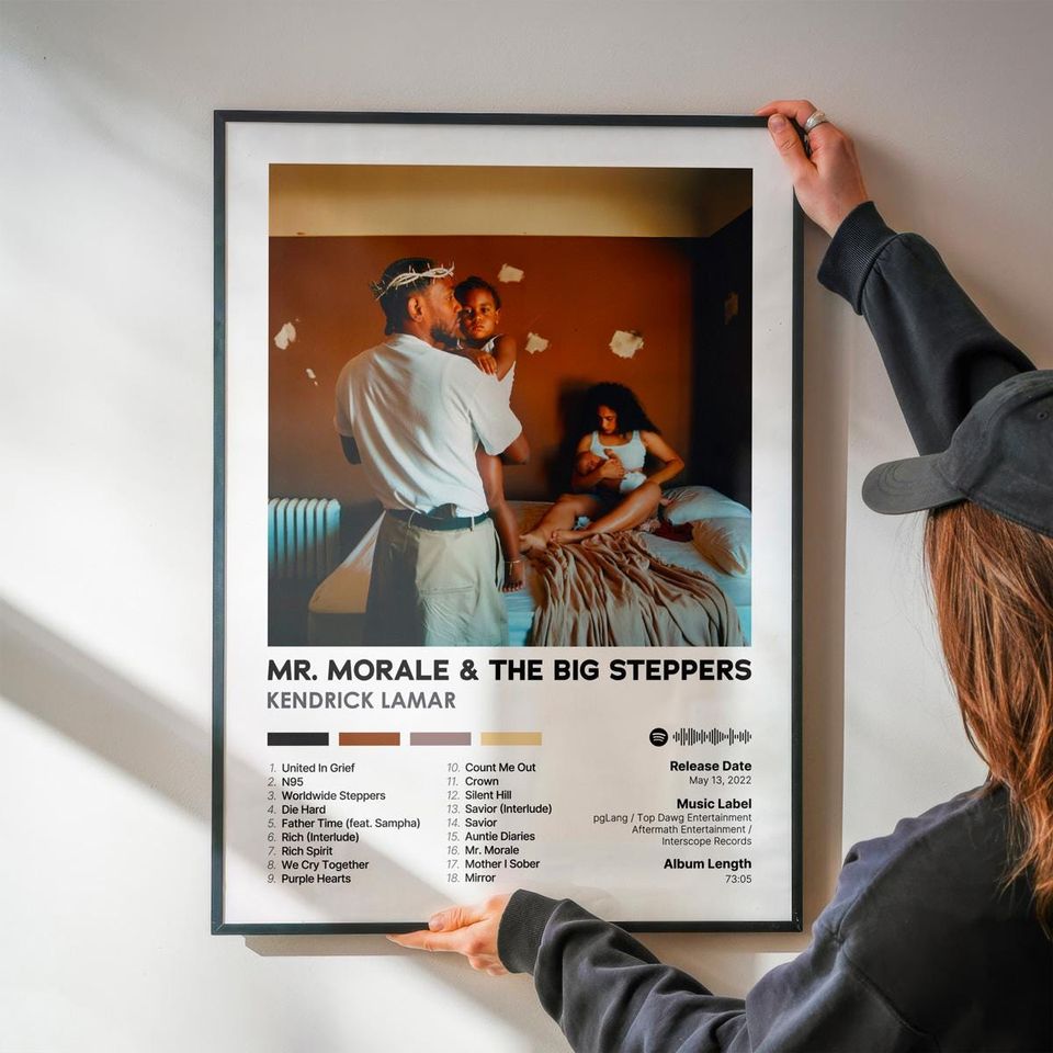 Mr. Morale & The Big Steppers - Kendrick Lamar - Premium Semi-Gloss Poster - Unframed