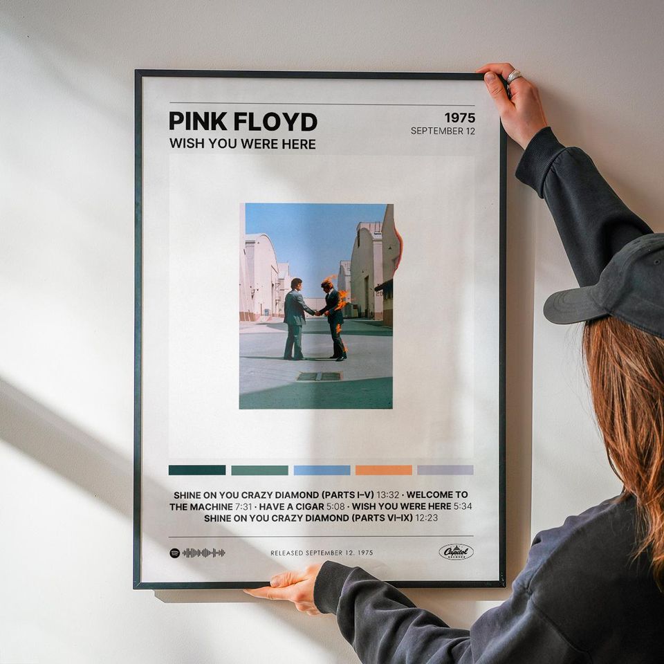 Wish You Were Here - Pink Floyd - Premium Poster - Unframed