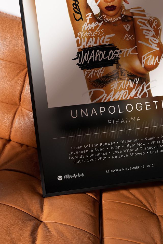 Unapologetic - Rihanna - Premium Semi-Gloss Poster - Unframed