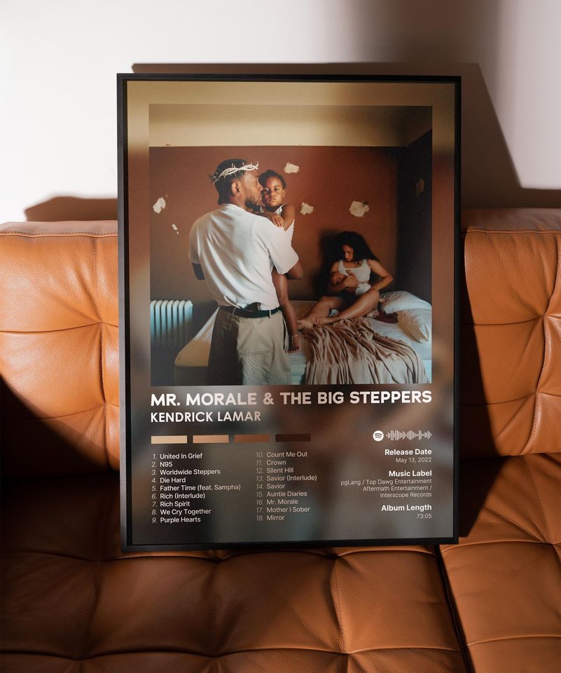 Mr. Morale & The Big Steppers - Kendrick Lamar - Premium Semi-Gloss Poster - Unframed