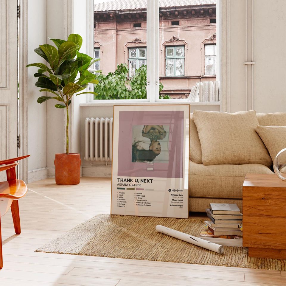 Thank U, Next - Ariana - Premium Semi-Gloss Poster - Unframed