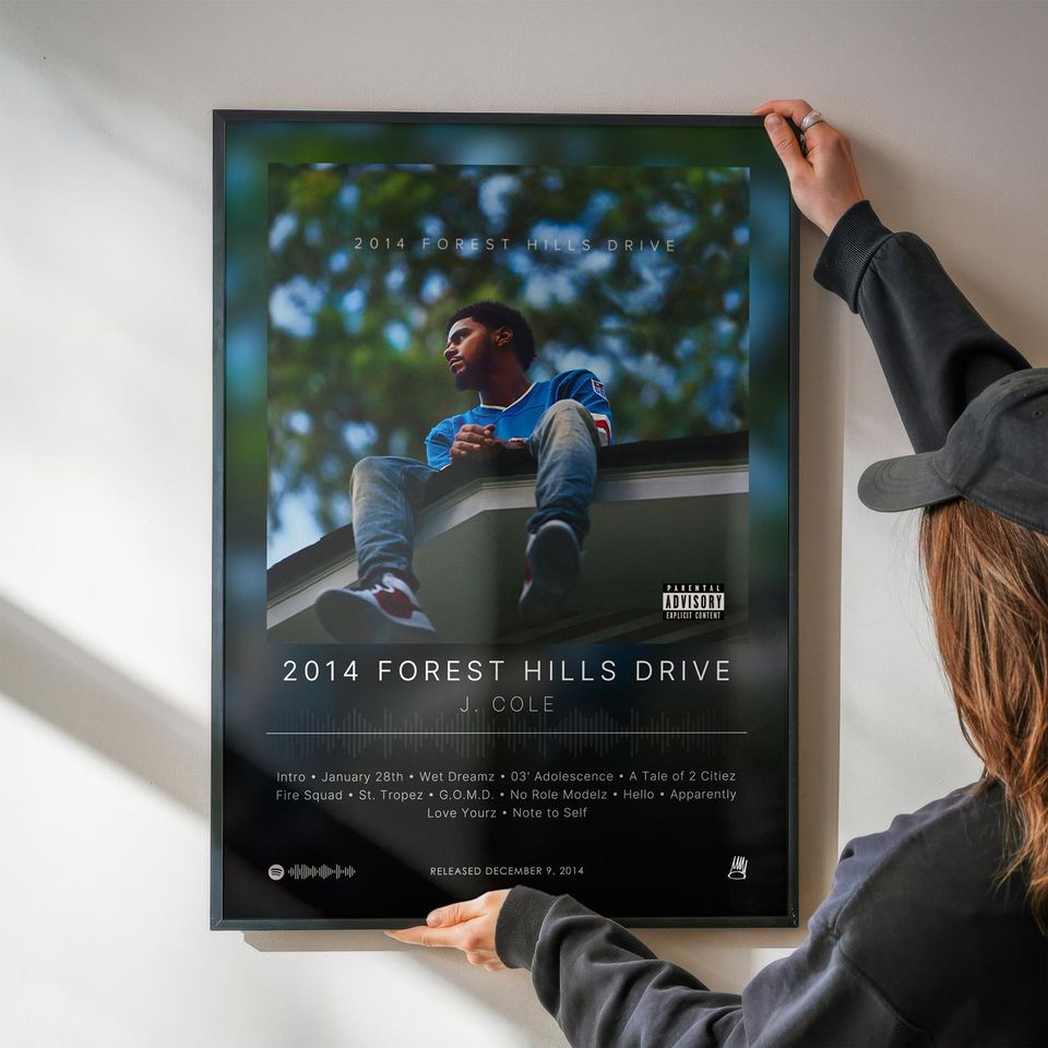 2014 Forest Hills Drive - J. Cole - Premium Semi-Gloss Poster - Unframed