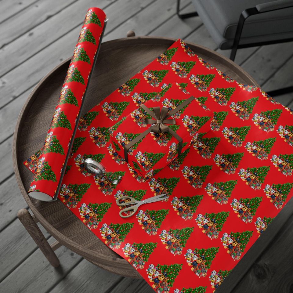 Paw Patrol Holiday Wrapping Paper