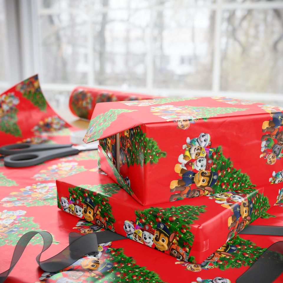 Paw Patrol Holiday Wrapping Paper