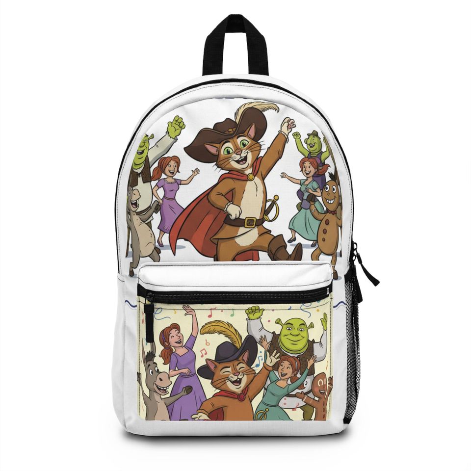 Puss in Boots and Shrek themed Backpack