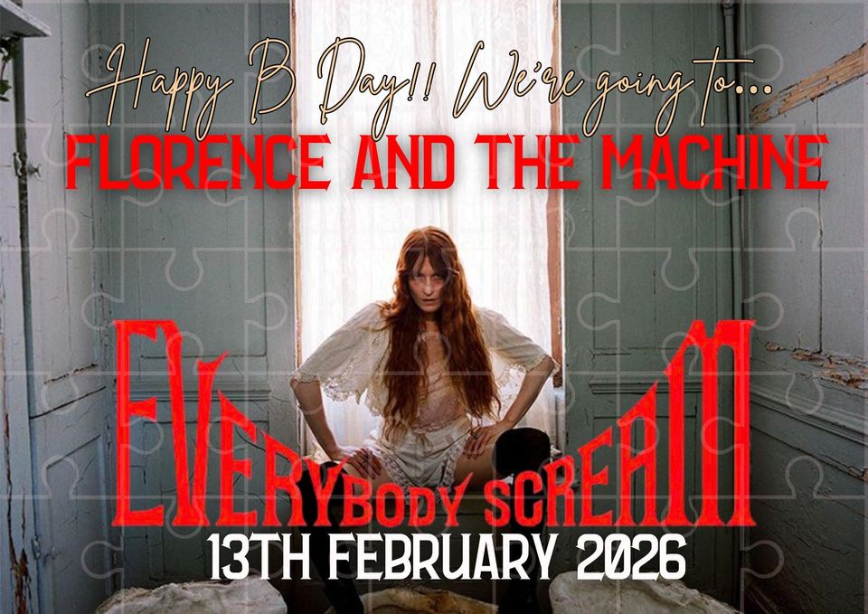 Florence and The Machine Tour - Event Ticket Reveal Puzzle