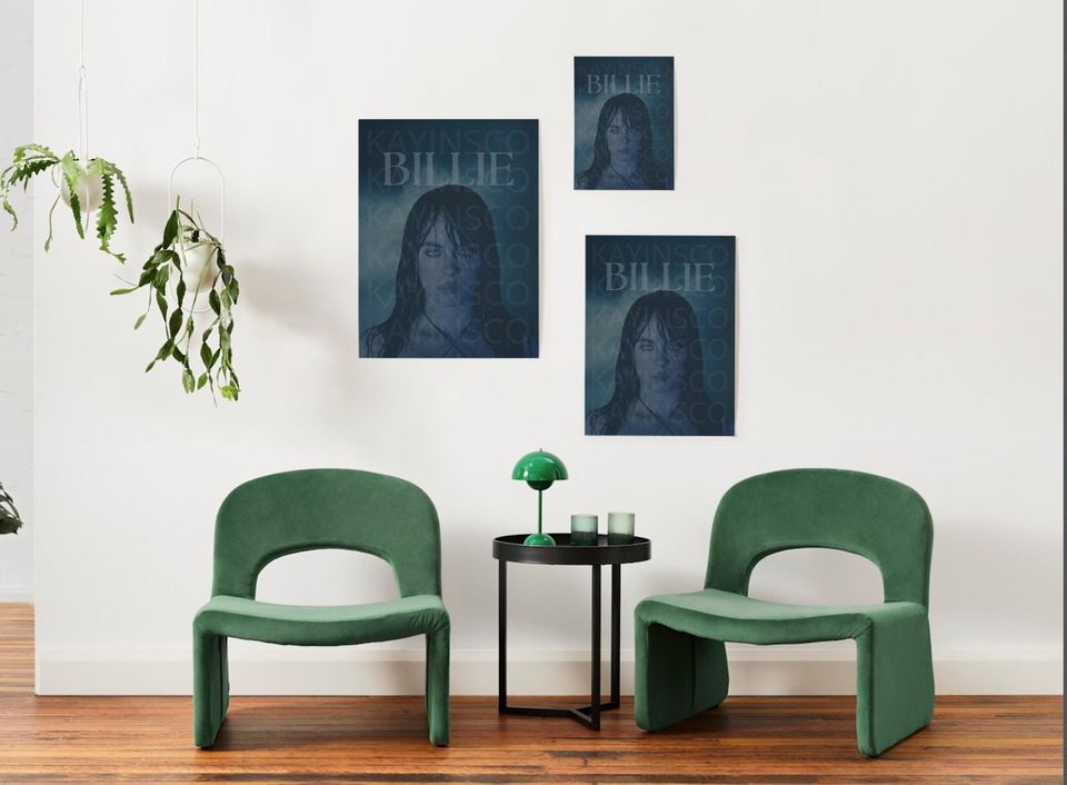 Billie Eilish Inspired Vertical Poster