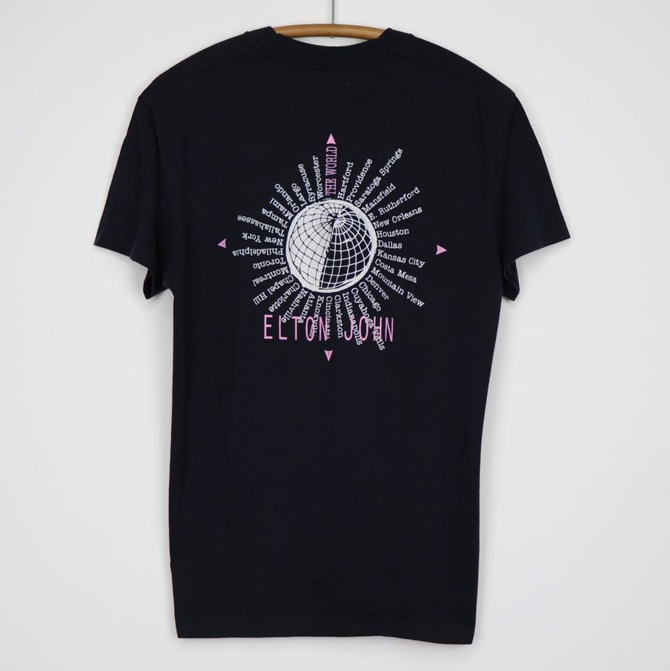 vintage 1989 Elton John World Tour Shirt