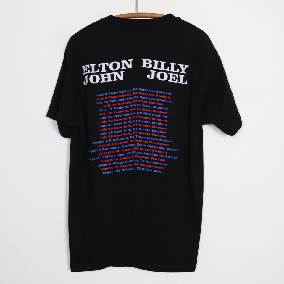 vintage 1994 Elton John Billy Joel Face To Face Tour Shirt