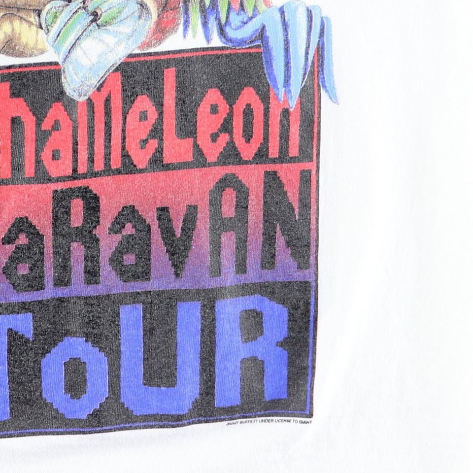 vintage 1994 Jimmy Buffett Chameleon Caravan Tour Shirt