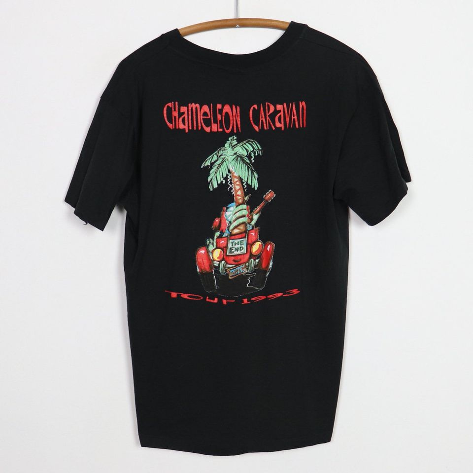 vintage 1993 Jimmy Buffett Chameleon Caravan Crew Tour Shirt