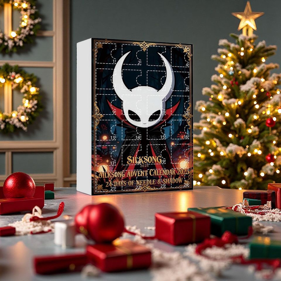 Hollow Knight Acrylic Advent Calendar 2025 Christmas Countdown Calendar Decor Gift