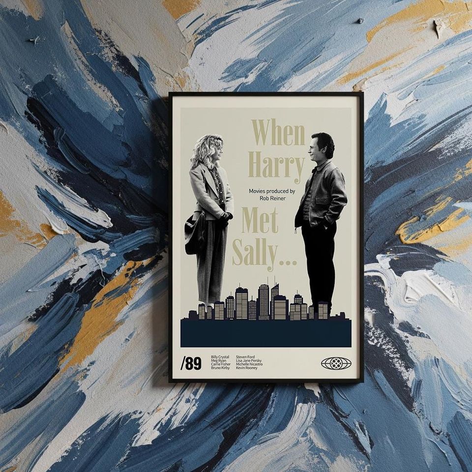 Movie Poster-When Harry Met Sally Cover Poster