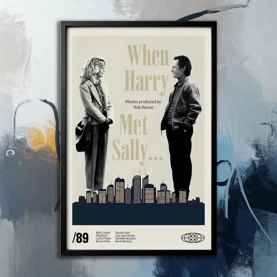 Movie Poster-When Harry Met Sally Cover Poster