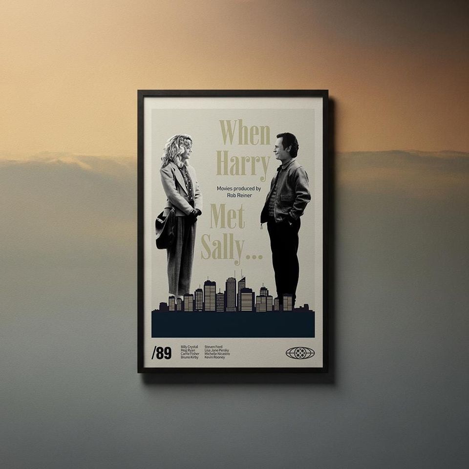 Movie Poster-When Harry Met Sally Cover Poster
