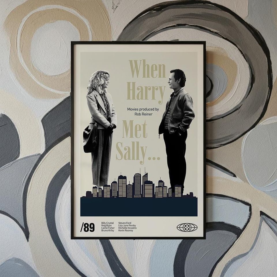 Movie Poster-When Harry Met Sally Cover Poster