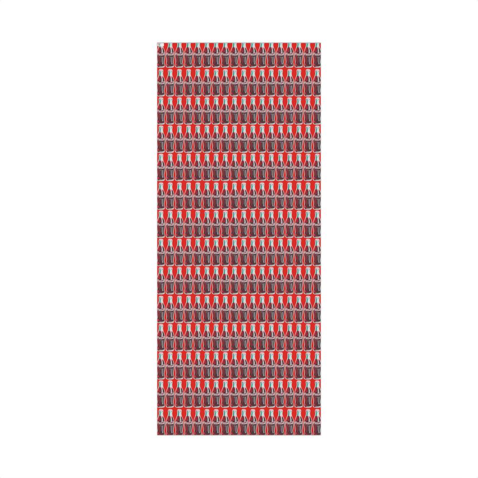 Retro Coca-la Bottle Wrapping Paper | Nostalgic Gift Wrap