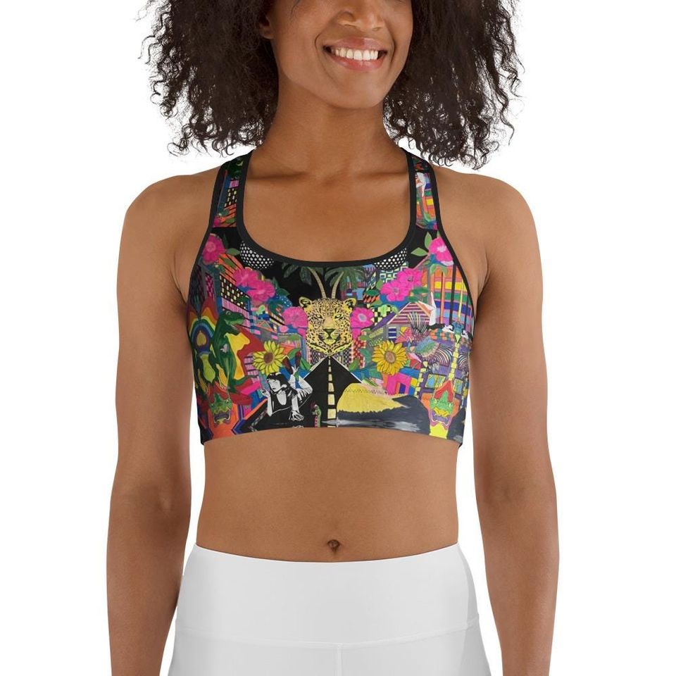 City of close calls Sports bra