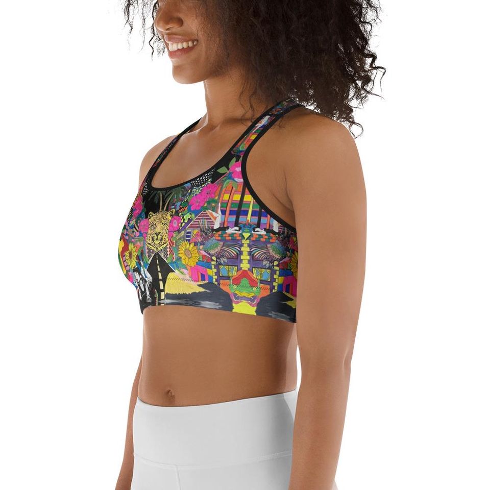 City of close calls Sports bra