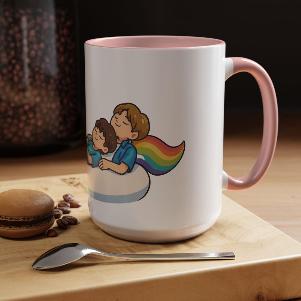 Coffee Mug: Rainbow Unicorn Float ,BTS Jimin and Jungkook