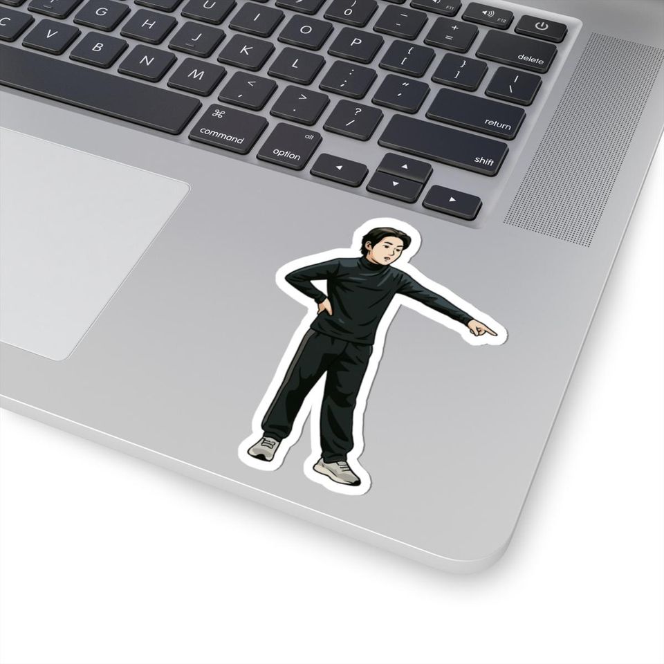 BTS Suga Pointing Die-Cut Sticker
