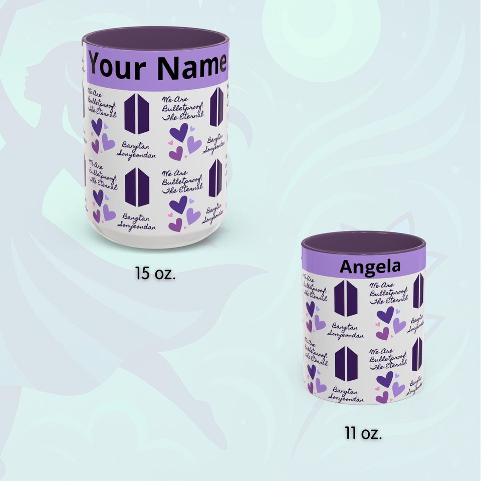 BTS Army Tribute Accent Coffee Mug