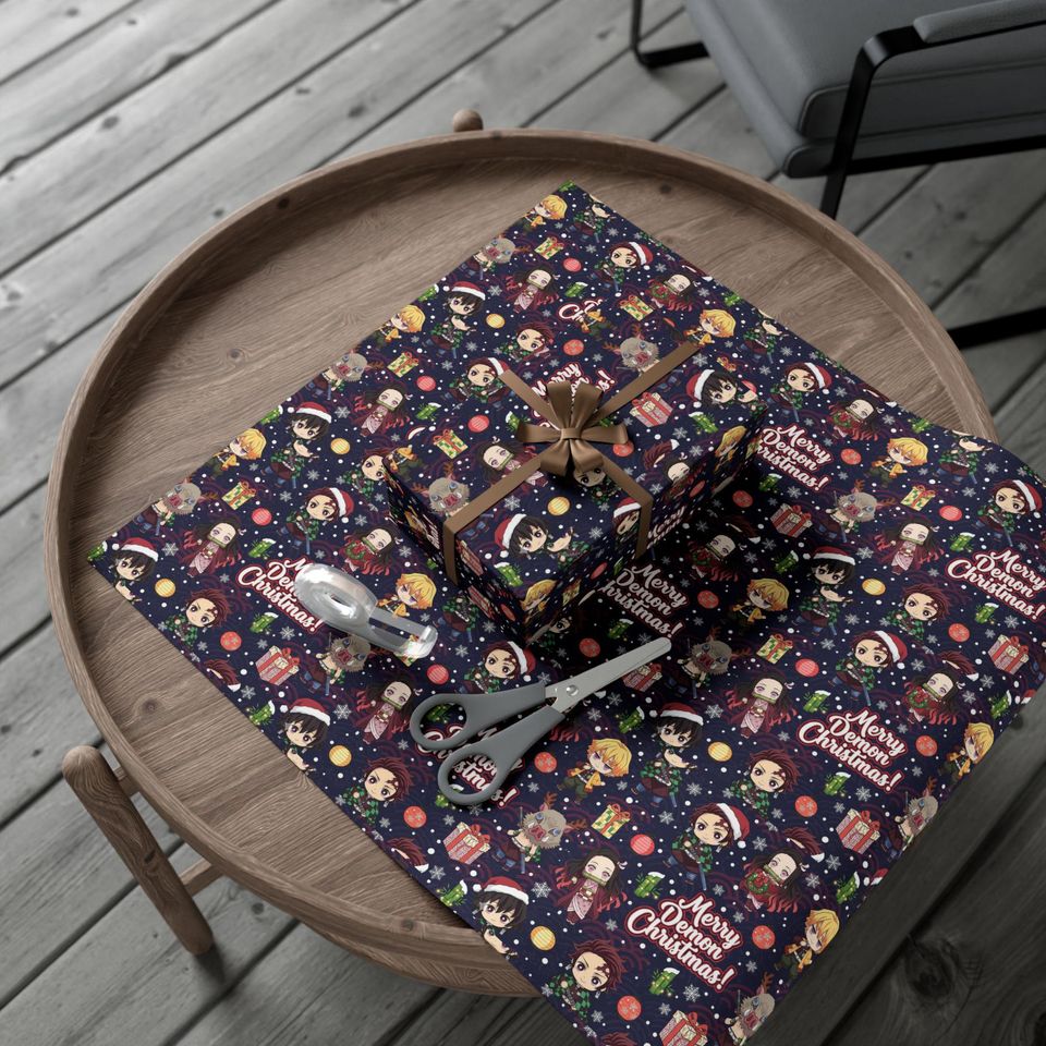 demon Christmas Gift Wrap