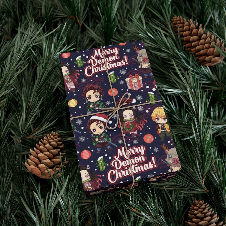 demon Christmas Gift Wrap