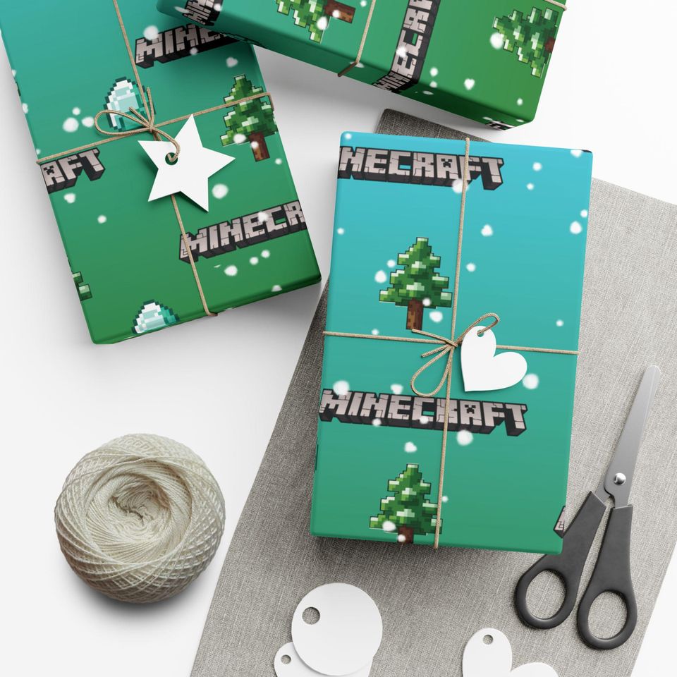 Minecraft , Wrapping paper