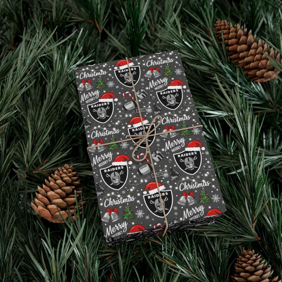 Raiders Gift Wrap Paper | Las Vegas Raiders