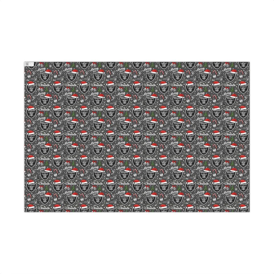 Raiders Gift Wrap Paper | Las Vegas Raiders