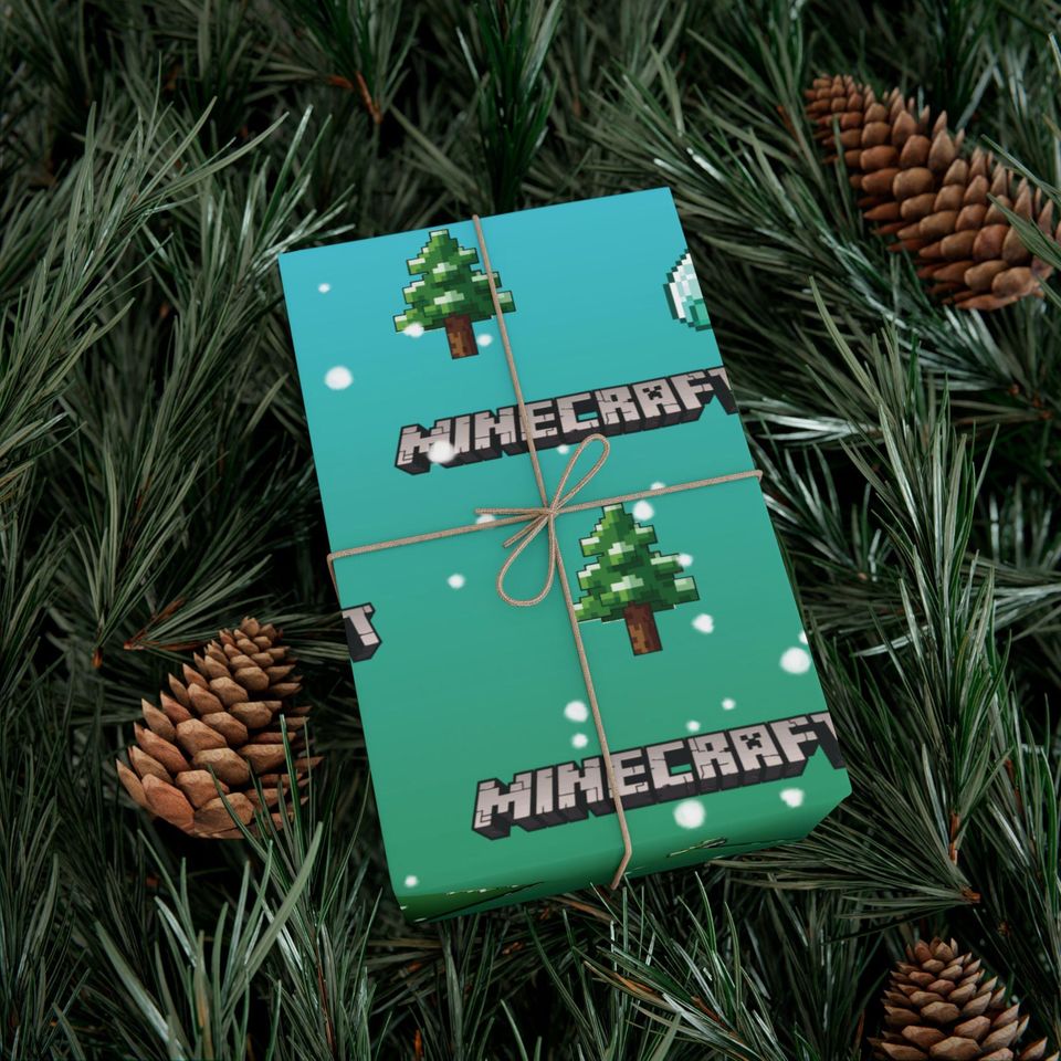 Minecraft , Wrapping paper