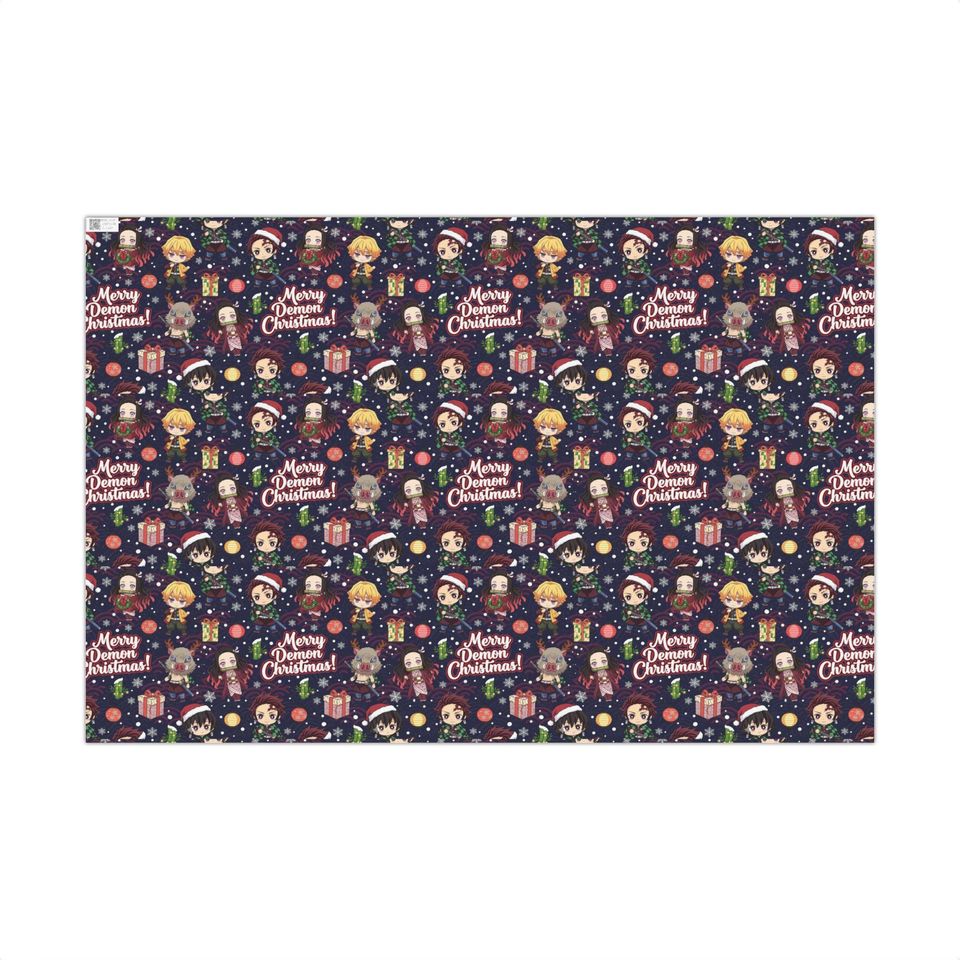 demon Christmas Gift Wrap